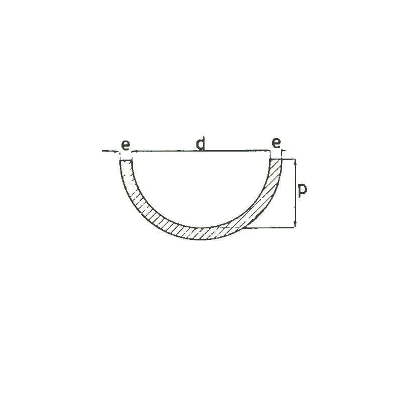 Demi-tuyaux ronds - Cornaz SA